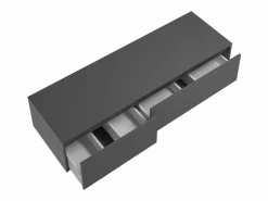 Vente-unique Mueble De Lavabo|Mueble de baño flotante bajo lavabo de baño, color , Ancho 150 x A32 cm, ISAURE