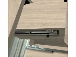 Aica Mueble de baño flotante con lavabo, 79 x 44.5 x 52 cm,Color Roble,Con 2 Cajones, Muebles de Alta Calidad, Color natural claro Outlet
