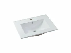 Mueble de baño flotante con lavabo y columna, , KAYLA^Vente-unique Clearance
