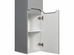 Vente-unique Mueble de baño flotante , Ancho 30 x Prof. 30 x 120 cm, STEFANIE Gris New
