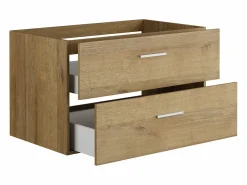 Mueble de baño flotante natural claro - 80 cm - KAYLA^Vente-unique Clearance