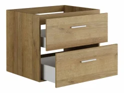 Mueble de baño flotante natural claro - 60 cm - KAYLA^Vente-unique Best