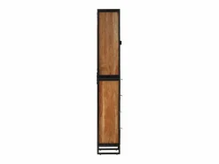 vidaxl Estantería Sobre Inodoro|Mueble de baño hierro y madera maciza de acacia 40x27x190 cm