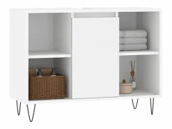 Mueble De Pared Para Baño|Mueble de baño madera de ingeniería 80x33x60 cm ES531176