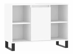 vidaxl Estantería Sobre Inodoro|Mueble de baño madera de ingeniería brillo 80x33x60 cm