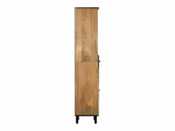 vidaxl Estantería Sobre Inodoro|Mueble de baño madera maciza de mango 38x33x160 cm