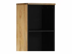 vidaxl Estantería Sobre Inodoro|Mueble de baño madera maciza de mango 38x33x160 cm
