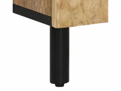 vidaxl Estantería Sobre Inodoro|Mueble de baño madera maciza de mango 38x33x160 cm