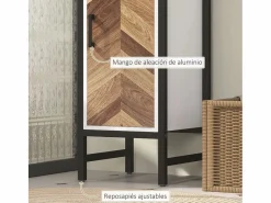 Mueble de baño Nara alto nogal 170x30x30 cm^Homcom Outlet