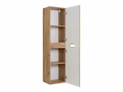 Mueble de baño, roble Craft, 35 x 136 x 27 cm Marru00f3n Discount