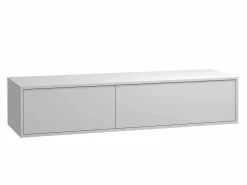 Vente-unique Mueble De Lavabo|Mueble de baño suspendido, , An. 150 x Al. 32 cm, ISAURE