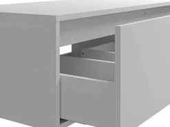 Vente-unique Mueble De Lavabo|Mueble de baño suspendido, , An. 150 x Al. 32 cm, ISAURE
