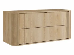 Vente-unique Mueble de baño suspendido - - 120 cm - FILOR Color natural claro Outlet