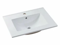 Mueble de baño suspendido KAYLA con lavabo individual y columna, , 60 cm^Vente-unique Hot