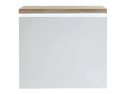 Mueble de bar luminosos - MDF lacado blanco - LEDs - Blanco y roble. HALO II^Vente-unique Hot