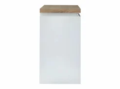 Mueble de bar luminosos - MDF lacado blanco - LEDs - Blanco y roble. HALO II^Vente-unique Hot