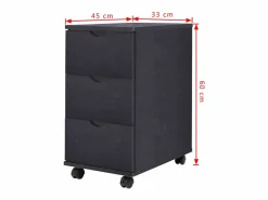 Mueble de cajones 33x45x60 cm^vidaxl Discount