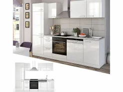 Mueble de cocina alto brillo/ 270x57.1x81.6 optima^Vicco