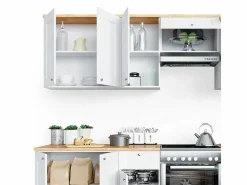 Vicco Cocina Completa|Mueble de cocina 240x60x81.6 bergamo