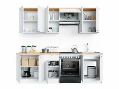 Vicco Cocina Completa|Mueble de cocina 240x60x81.6 bergamo