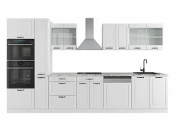 Mueble de cocina casa de campo blanca/blanca 350x60x81.6 r-line^Vicco Best