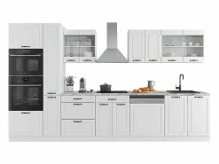 Mueble de cocina casa de campo blanca/blanca 350x60x81.6 r-line^Vicco Best
