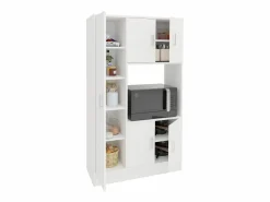 Vitrina Para Vajilla|Mueble de cocina haaus Arno, 5 puertas, , 90 x 32 x 150 cm