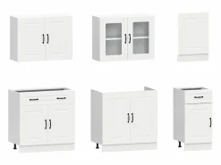 vidaxl Cocina Completa|Mueble de cocina Kalmar 7 piezas madera contrachapada
