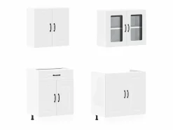 Mueble de cocina Kalmar 4 piezas madera contrachapada^vidaxl New