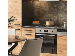 Vicco Mueble de cocina oro power roble/antracita 270x57.1x81.6 optima Color natural oscuro Best