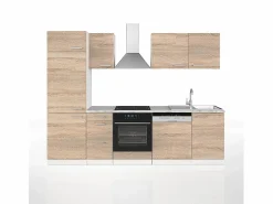 Vicco Mueble de cocina sonoma/blanco 270x57.1x81.6 optima Color natural claro Best