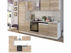 Vicco Mueble de cocina sonoma/blanco 270x57.1x81.6 optima Color natural claro Best
