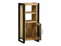 Mueble de Cuarto de Baño Marrón Madera de mango maciza^vidaxl New