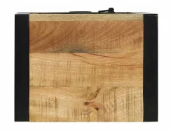 Mueble de Cuarto de Baño Marrón Madera de mango maciza^vidaxl New
