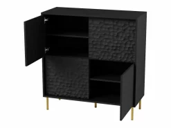 MSO Aparador|Mueble de diseño y dorado 100cm Tramona