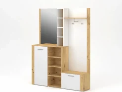 Armario De Entrada|Mueble de entrada Barry roble artesanal / 150 cm