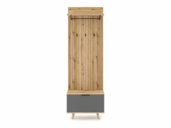 Mueble de entrada Nordic D roble evoke / tabilla / grafito 65 cm^ Sale