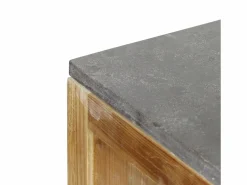 Made In Meubles Aparador De Cocina|Mueble de Esquina Rústico de Madera Reciclada con Puerta y Estante para Cocina - Estilo Industrial