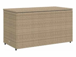 Armario De Jardín|Mueble de jardín 110x55x60,5 cm resina trenzada