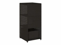Mueble de jardín de resina trenzada, 50x55x115 cm^ Sale