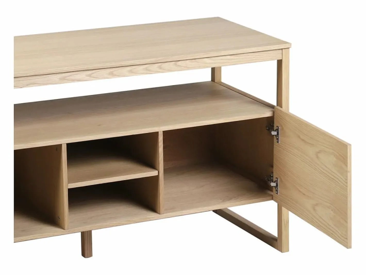 Mueble de lavabo doble de roble ATOLL Color natural claro Online