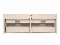 Mueble de lavabo doble suspendido SORRENTO de 120 cm Beige Sale