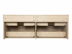 Conjunto De Baño|Mueble de lavabo doble suspendido SORRENTO de 120 cm
