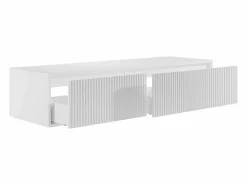 Mueble de lavabo flotante rayado, mate, 150 cm, ARNEGA^Vente-unique Outlet