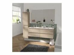 Mueble de lavabo suspendido SORRENTO de 4 cajones, 120 cm^ Discount