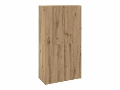 Mueble de oficina con estante, roble artesanal, 60 x 32 x 115 cm^ Outlet