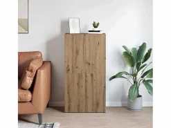 Mueble de oficina con estante, roble artesanal, 60 x 32 x 115 cm^ Outlet