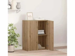 Mueble de oficina con estante, roble artesanal, 60 x 32 x 77,5^ Outlet