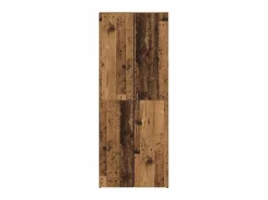 Mueble de oficina con estantes, 2 piezas, madera antigua, 60 x 32 x 153 cm Marru00f3n Outlet