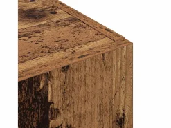 Armario Oficina|Mueble de oficina con estante de madera antigua 60 x 32 x 115 cm